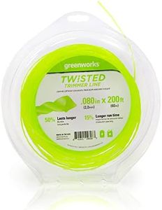 Greenworks 0.080" 200-Foot Twisted String Trimmer Line