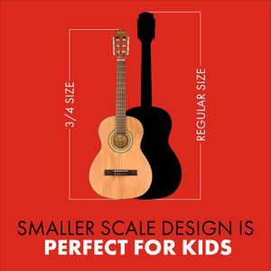 Fender FA-25N 3/4 Classical Guitar – Nylon String Acoustic