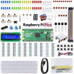 Raspberry Pi Pico Starter Kit with 40 Projects Without Online Tutorials, MicroPython C Piper Make Code, One-Stop Learning Electronics and Programming for Raspberry Pi iduino Beginners & Experts