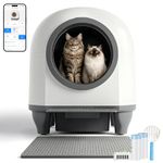 Devoko 90L Self cleaning cat litter tray,APP Control,6 safety sensors,Easy Clean litter robot,Extra Large litter boxes for Multiple Cats,Anti-pinch Smart Robot,Automatic cat litter tray for Multi-Cats