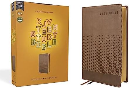 KJV, Teen Study Bible, Leathersoft, Brown, Comfort Print
