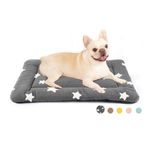 Mora Pets Dog Crate Pad Dog Bed Mat for Medium Dogs Washable Thin Pet Kennel Pad for 30 inch Cage Ultra Soft Flat Puppy Mattress Cat Kitten Cute Cushion for Sleeping Anti-Slip Grey 30 x 19