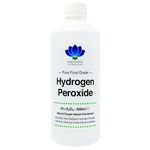 Food Grade Hydrogen Peroxide - Purest Grade 6% - 500ml - Unstabilized and Additive Free - 20 Vols