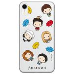 Original and Officially Licensed Friends of The TV Series Mobile Phone Case for iPhone XR, Case, Cover, Made of Plastic TPU Silicone, Protects from Bumps and Scratches