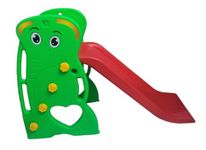 BabyGo Elephant Kids Toy Freestanding Foldable Slides for Indoor & Outdoor Home & School, Ideal for Boys/Girls - 1 Years to 6 Year (Green-Red)