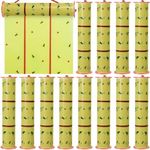Qualirey 12 Rolls Giant Sticky Fly Traps 157 Feet Adhesive Fly Paper Fruit Fly Traps Outdoor Indoor Fly Strips Sticky Hanging Fly Tapes Gnat Bug Catcher Pest Killer for Garage Greenhouse Barn Stable