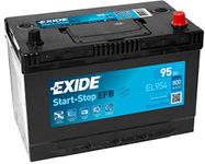 Exide EL954 335 EFB Car Battery 95Ah 800cca 3 Years Warranty L304 x W175 x H222