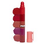 SUGAR POP 5 in 1 Lip Twist 01 Perfect Pout - 8 gms - Intense colour payoff | Satin matte finish | Ultra-pigmented | Full-coverage & long-wear