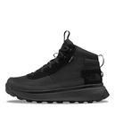 The North Face Men's Bergen Mid Waterproof Hiking Boot | Insulated Snow Shoe with 4.5mm Lugs, TNF Black/Anthracite Grey, 11