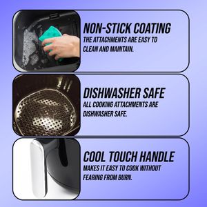 Belaco 2L Air Fryer – Compact Oil-Free Cooker