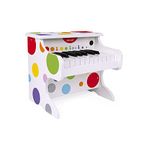 Janod - My First Confetti Wooden Electronic Piano - Pretend Play and Musical Awakening Toy - from 3 Years Old, J07618