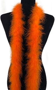 Fukang Feather Marabou Feather Boas Soft Feather Boa (Orange)
