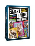 100 PICS SMART CARDS Horses & Ponies, Gift, Stocking Filler, Travel Game, 7 games in 1, Pairs, Snap, Trumps, Rummy, Memory Quiz, Learn Facts, Age 5+, 1-8 Players