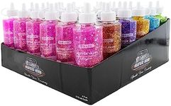BAZIC Products Glitter Glue Tubes – 6 Assorted Neon Colors, Non-Toxic Washable Glitter Glue for Arts, Crafts, DIY, and Party Projects, 4 oz/Pack, 36 Packs