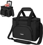 OPUX Soft Cooler Bag, Insulated Collapsible Lunch Cooler Bag for Men Work Camping Beach Travel, Portable Soft Sided Leakproof Waterproof Large Lunch Bag Box with Shoulder Strap 18 Cans, Black