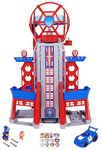 PAW PATROL: The Mighty movie, XXL headquarters from the movie, 91 cm high, includes 2 toy figures and 1 base vehicle, light and sounds, toy suitable for children from 3 years