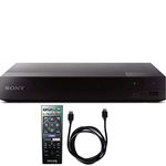 Sony Streaming Blu-ray Disc Player with Wi-Fi (BDP-S3700) with 6ft High Speed HDMI Cable