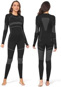 SIMIYA Womens Thermal Underwear Set Long Sleeve Base Layer Top & Bottom Ultra Soft Long Johns Cold Weather Skiing Hunting