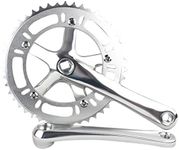 SENQI 46T Single Speed Fixed Gear Crankset Cranks (Silver)