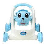 Mommers - Baby Walker | Push Along Walker for Kids | Music & Sound Walker | Walker Suitable for Babies from 6-30 Months Olds, Walker for Boys & Girls | 2-Sided Steady Speed Baby Walker | Blue