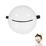 RRANYF Dream Mask, Halloween White Mask, The Dream - Mask Music Song Video same,Singers Mask, Party, Dance, Cosplay Props…