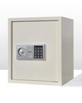 Equal 48L Retro Safe Locker for Home | Economic Electronic Safe Locker with Programmable Pincode Access and Mechanical Emergency Key | 3 Years Limited Warranty | 48 Liter - Ivory