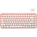 Wireless Bluetooth Keyboard Mini Portable 84-Key Typewriter Keyboard Compatible with Android, Windows, PC, Tablet-Dark, Perfer for Home and Office Keyboards