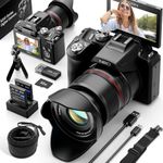 NBD 8K 64MP Digital Cameras for Photography, 16X Optical Zoom,Dual-Lens