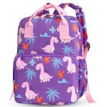 Hairao Toddler Backpack for Girls and Boys, Cute Preschool Backpack, Kindergarten Elementary School Kids Backpacks, Dinosaur Unicorn School Book Bag with Chest Strap