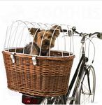 Handy, Comfortable Bicycle Basket With Protective Wire - Safe Mounting On The Bicycle Luggage Rack - Suitable For E-bikes - Made In Germany - Max. Dog's Weight: 10kg