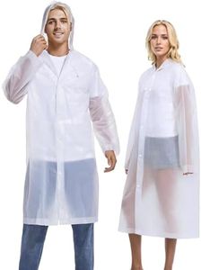 Rain Ponchos, 2 Pcs Rain Coats for Women Men, with Hood，Reusable EVA Rain Ponchos Raincoats.