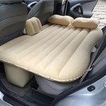 IXORACART Premium Car Inflatable Bed with Pump & 2 Air Pillow Quick Inflatable Back Seat Bed,Car Inflatable Mattress,Car Bed For Kids,Travel,Trip,Camping,Picnic,Pool & Beach Universal Fit(MULTICOLOUR)