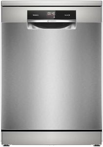 Bosch Lavavajilas, Libre Instalación, Serie 8, 60 cm., Home Connect, Acero Inoxidable Antihuellas, SMS8TCI01E.