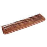 SVATV HANDCRAFTED ROSEWOOD COMB FOR DETANGLING HAIR FOR THICK, CURLY AND WAVY HAIR, NON-STATIC AND ECO-FRIENDLY WITH WIDE TOOTH FOR GROOMING HAIR COMB FOR MEN & WOMEN - (S-42)