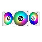 LIAN LI ST120 RGB - White | 120mm PWM ARGB Case Fan with ARGB Controller (Triple Pack) - G99.12ST3W.in