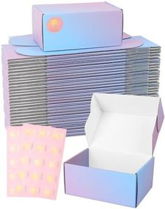 Shipping Boxes 9x6x4 Inch - 30 Pack: Medium Corrugated Cardboard Boxes - Purple Shipping Boxes for Small Business