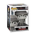 Funko POP! Marvel: WandaVision - Vision 50s - Black & White - 1/6 Odds for Rare Chase Variant - Collectable Vinyl Figure - Gift Idea - Official Merchandise - Toys for Kids & Adults - TV Fans