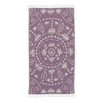 Sand Cloud Turkish Beach Towel - Sand Free - 100% Organic Turkish Cotton Yarn - Quick Dry Towel for Beach, Picnic Blanket or Throw - As Seen on Shark Tank - Boho (Purple)