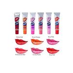 Aaina Romantic Bear Multicolour Peel Off Lipstick For Women(Set Of 6)