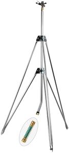 Impact Water Sprinkler 300005 on Tripod Stand, Telescopic with Long Range to 80 ft Diameter Coverage by New England Garden Tools