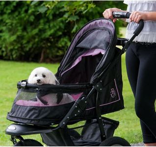 Pet Gear No-Zip NV Pet Stroller – Easy Access, All-Terrain Wheels