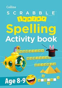 Scrabble Junior Spelling Activity Book Age 8-9