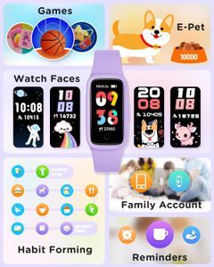 BIGGERFIVE Vigor 3 Kids Fitness Tracker – Activity & Sleep Monitor