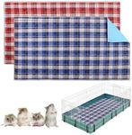 2 PCS Guinea Pig Cage Liner,Guinea Pig Bedding, Pet Supplies Guinea Pig Pee Pads Pet Supplies(22"x35")