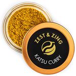 Katsu Curry (Ground), 24g Spice Jar - Premium Curry Spice Blends by ZEST & ZING. Fresher, Convenient, Stackable Spice Jars.