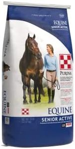 Purina | Equine Senior Active Horse Feed | 50 Pound (50 LB) Bag