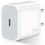 AILKIN iPhone Charger Original 20W Adapter Fast USB Type C for iPhone 15/15 Plus/15 Pro/15 Pro Max, iPhone 14/14 Plus/14 Pro/14 Pro Max, iPhone 13/12/11 & Others Pd 3.0 20 Watt Bis Certified