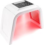 Red Light Therapy Lamp with Nano Spray,6 Colors Led Light Therapy Mask,PDT Machine,Led Face Light Therapy Mask,178Pcs LEDs,Anti-Anging,Rejuvenation,Firming,Smooth Wrinkle,Skin Brighten,White