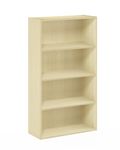 Furinno 4-Tier Bookcases, Display Shelves, Wood, Steam Beech