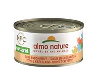 almo nature HFC Natural - Wet Cat Food with Tuna & Shrimps (Pack of 24 x 70g Tins)